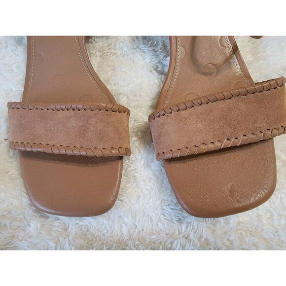 Boden Block Heel Suede Sandals Size 40 US Size 9 Brown - Picture 9 of 9